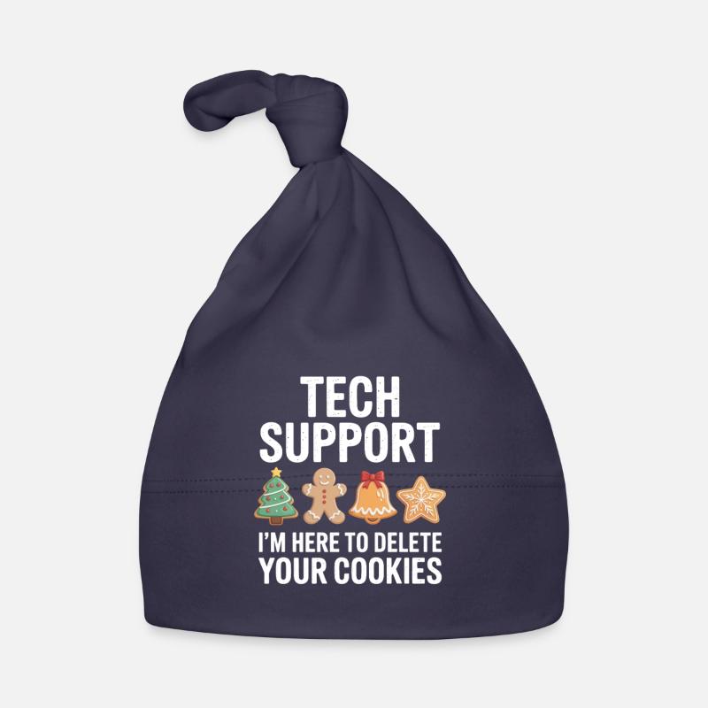 Tech Support Cookie Deletion Organic Baby Cap