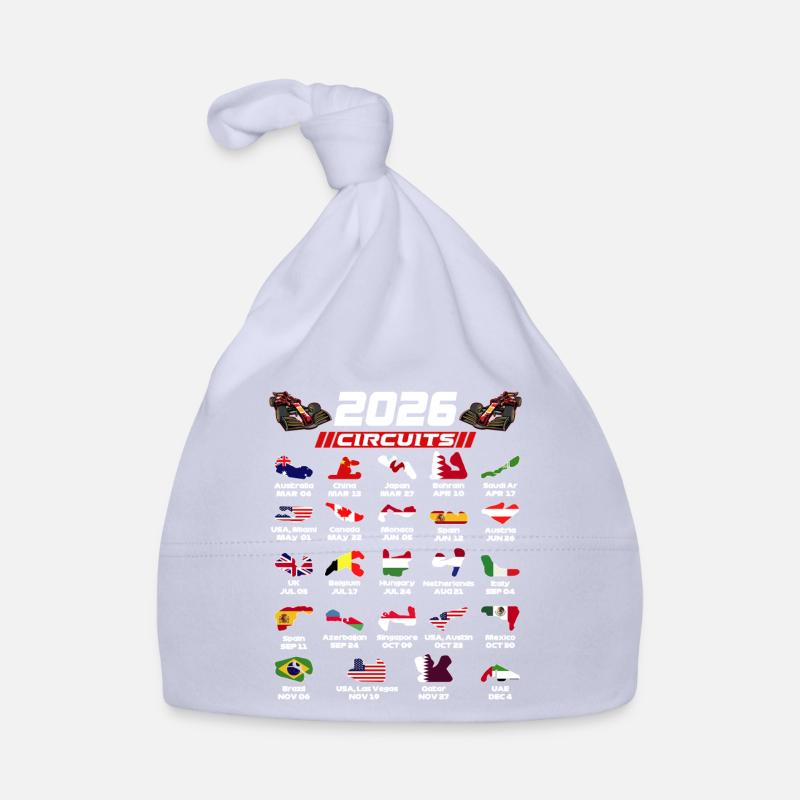 Formula 2026 Circuits for True Formula Fans Organic Baby Cap