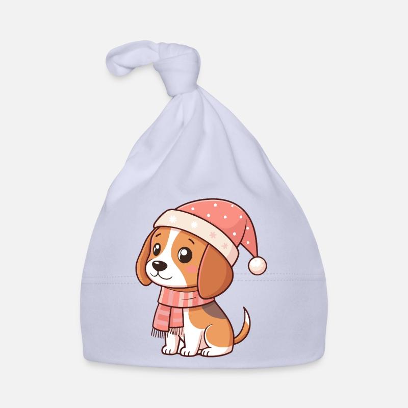 Weihnachts-Beagle-Hund Baby Bio-Mütze