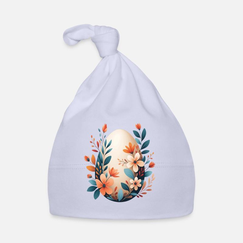 Spring Flower Egg Organic Baby Cap