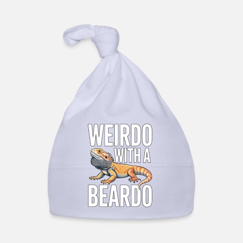 Weirdo mit Bartkind Baby Bio-Mütze