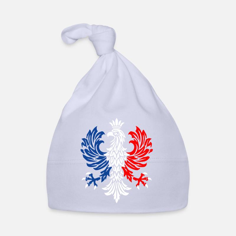 Trikolore-Adler-Emblem Baby Bio-Mütze