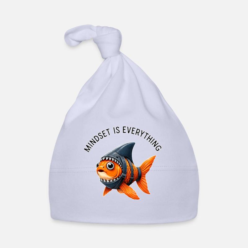 Mindset Fish – Be the Shark Organic Baby Cap