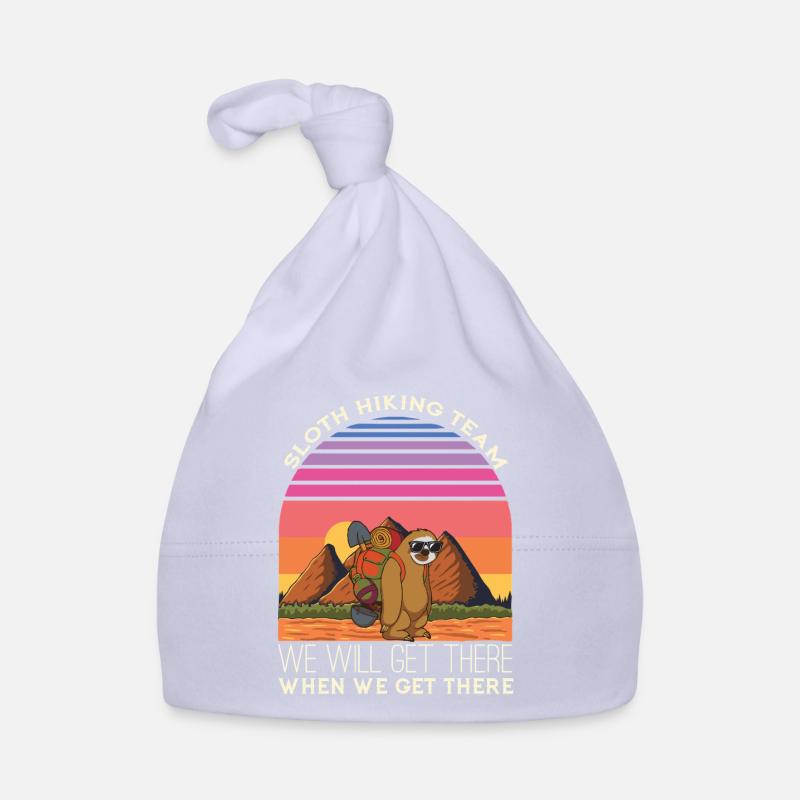 Sloth Hiking Team We Will Get There Baby Bio-Mütze
