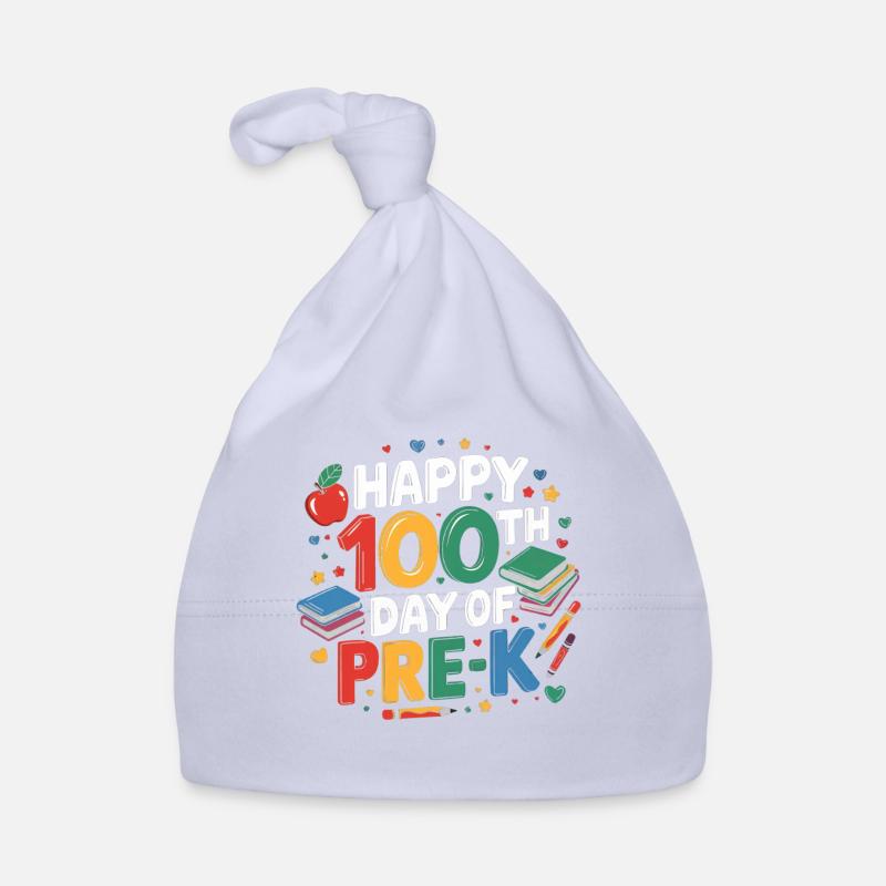 Joyeux 100e jour de maternelle Bonnet bio Bébé