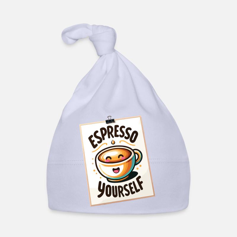 Espresso Yourself Kaffee-Design Baby Bio-Mütze