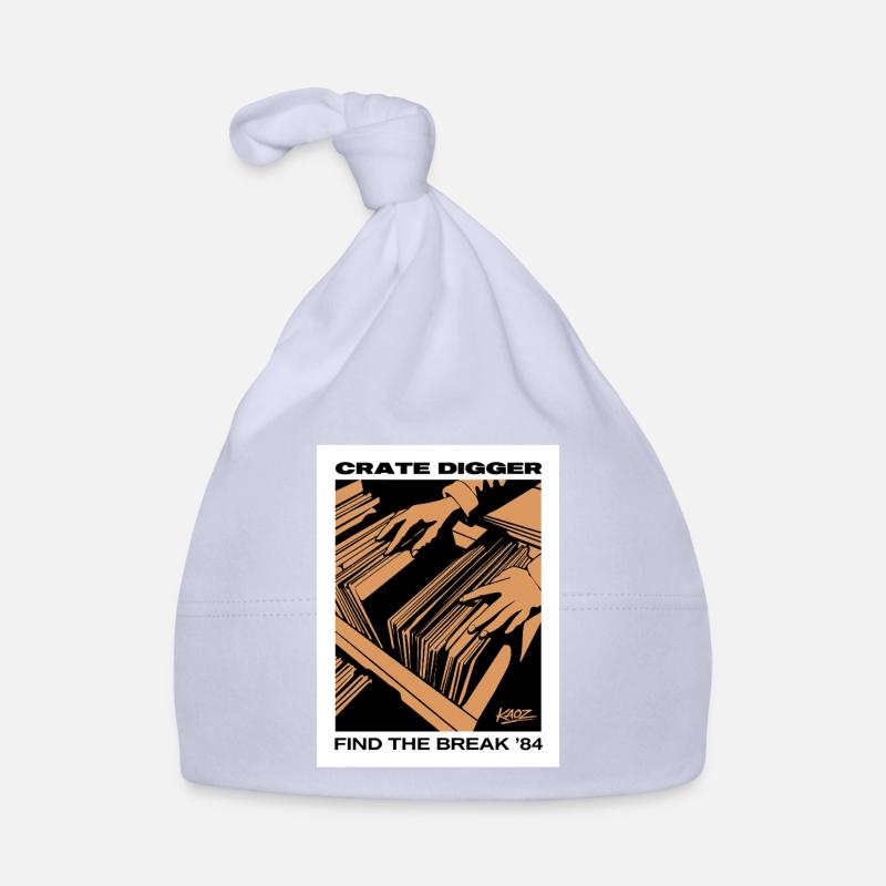 Affiche vinyle Crate Digger 84 Bonnet bio Bébé