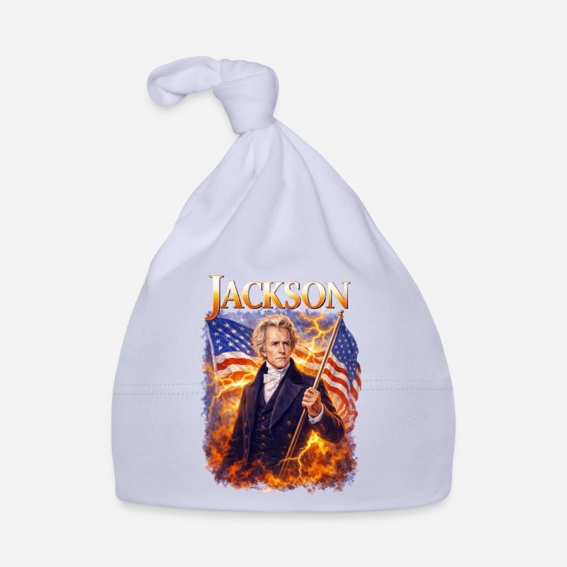 Jackson's Freedom Hero with Flag Organic Baby Cap