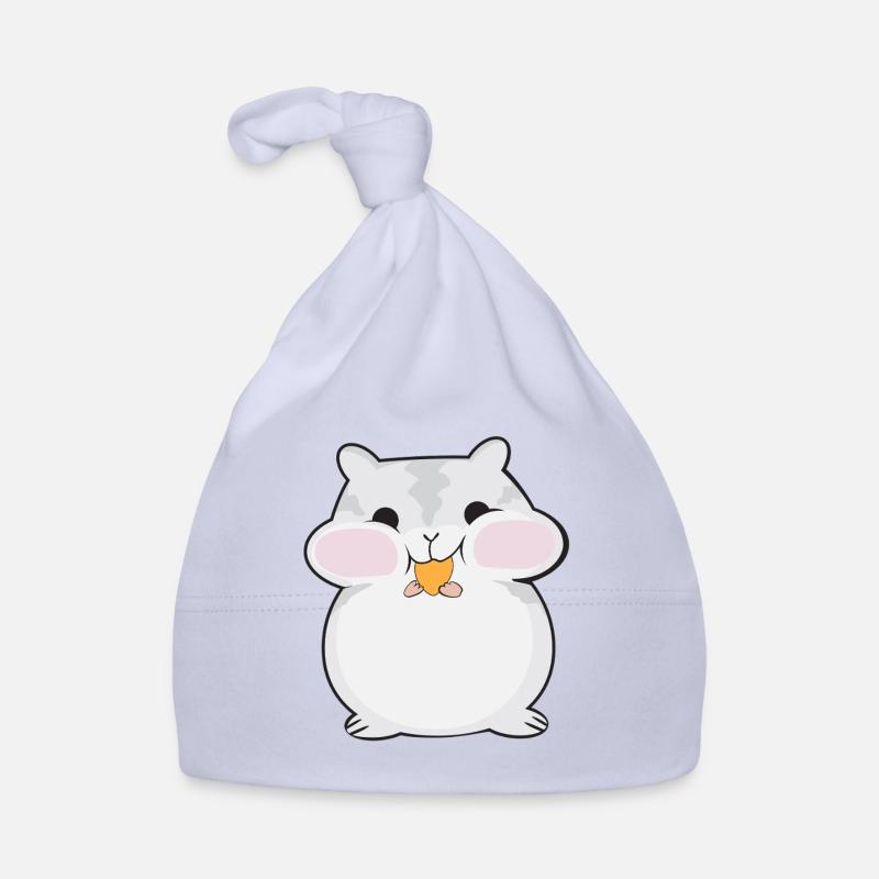 Dessin animé de hamster dodu mignon Bonnet bio Bébé