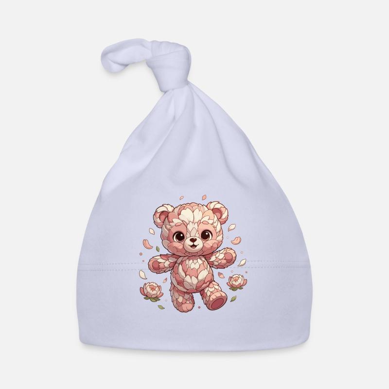 Fleurs Panda Rosy Câlin Créature Bonnet bio Bébé