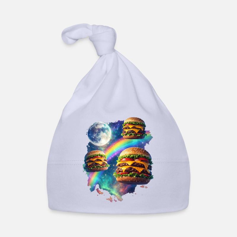Explosion du Burger Galactique Bonnet bio Bébé