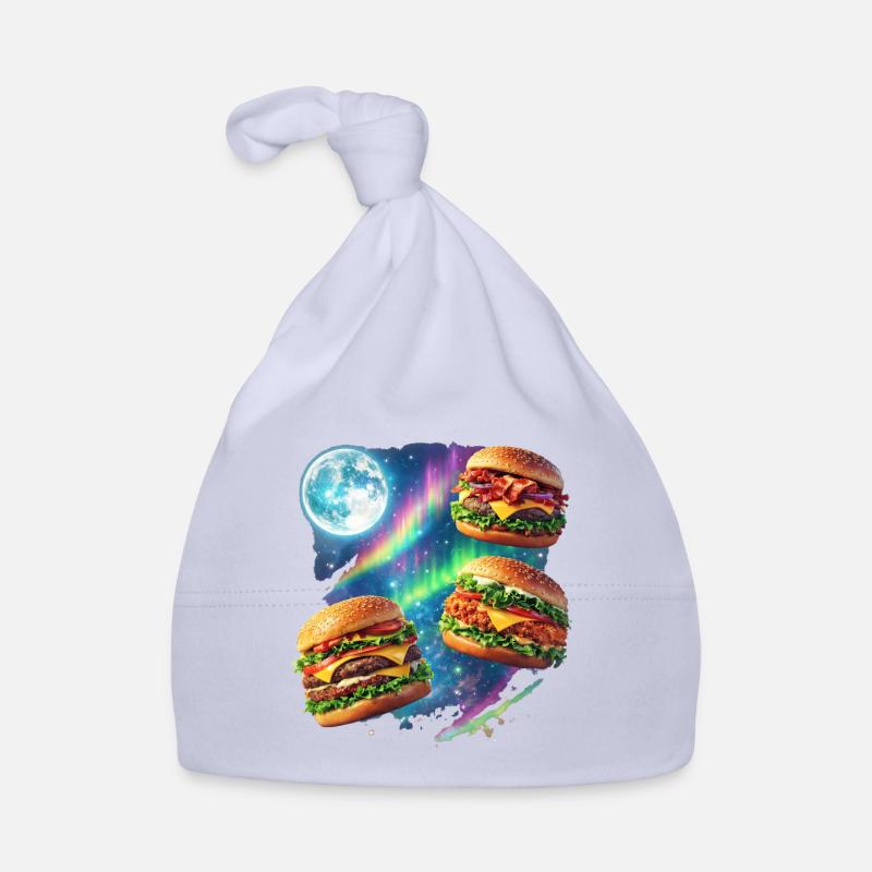 Space Burger Symphony Organic Baby Cap