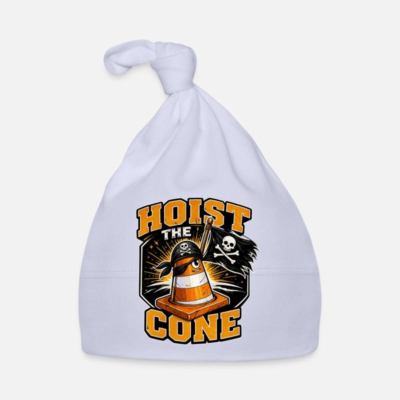 Construction Worker Road Construction Traffic Cone Organic Baby Cap