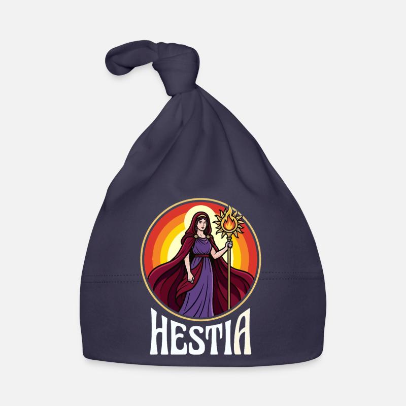 Hestia Fire Circle Goddess Organic Baby Cap