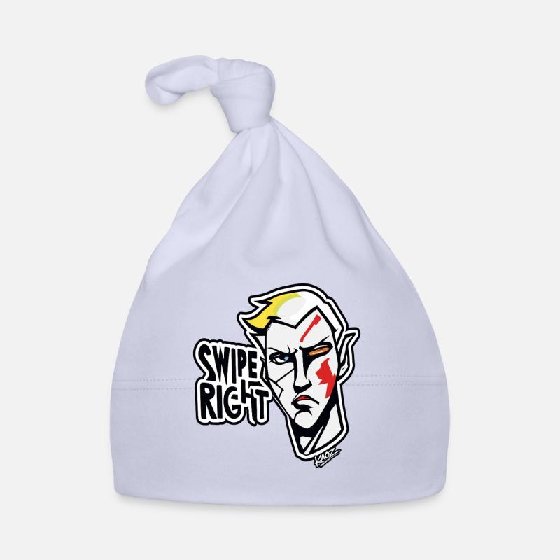 Swipe Right Graffiti Hero Bonnet bio Bébé