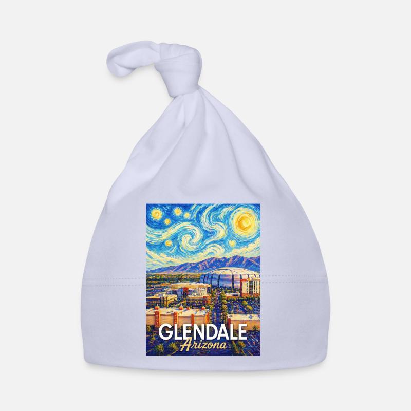 Glendale Arizona Starry Night Organic Baby Cap