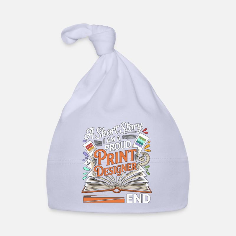 Print Designer A Short Story Creative Designer Organic Baby Cap