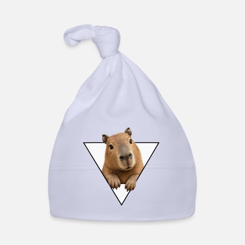 Kapybara dans le Triangle Bonnet bio Bébé