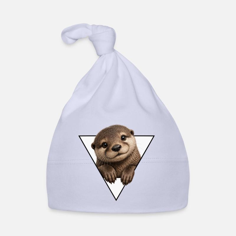 Vue de la Loutre en Triangle Bonnet bio Bébé