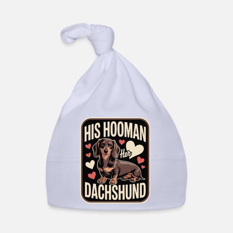 Dackel Liebe Baby Bio-Mütze