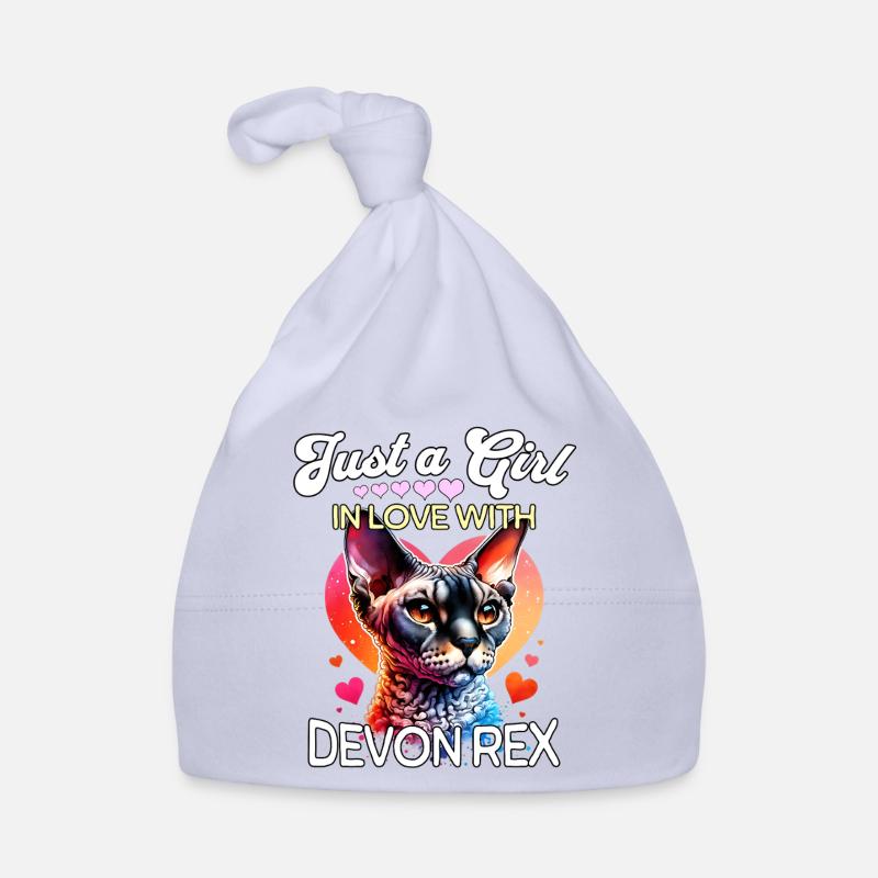 Devon Rex Mädchen Baby Bio-Mütze