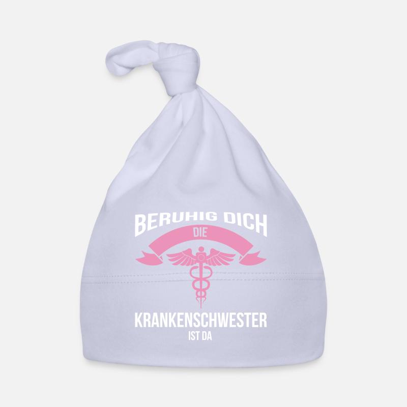 Krankenschwester Beruf Notkrankenschwester Geschen Baby Bio-Mütze