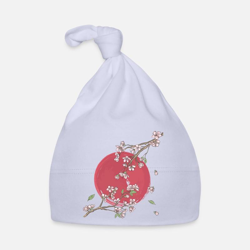 Sakura en fleurs de cerisier japonais Bonnet bio Bébé