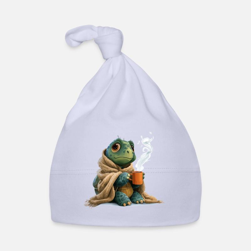 Kaffee Schildkröte Design Baby Bio-Mütze