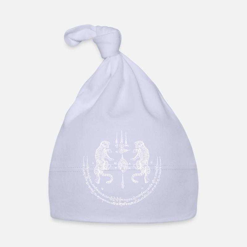 Muay Thai Sak Yant - Bonnet bio Bébé - ciel