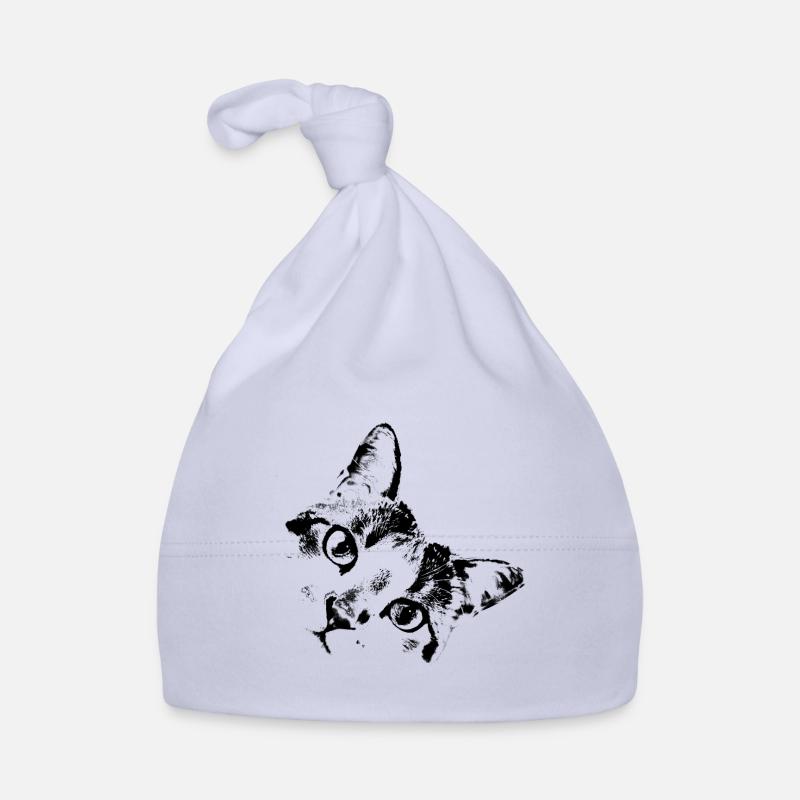 Katzengesicht Baby Bio-Mütze