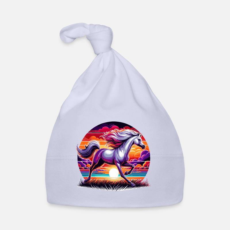 Art du cheval arabe Bonnet bio Bébé
