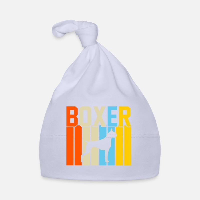 Boxer Retro-Design Boxer Geschenk Baby Bio-Mütze