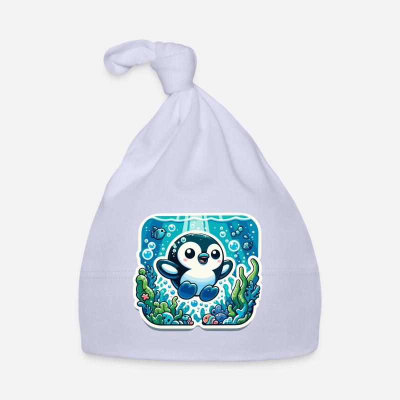 Pingouin de plongée Pingouin mignon Bonnet bio Bébé