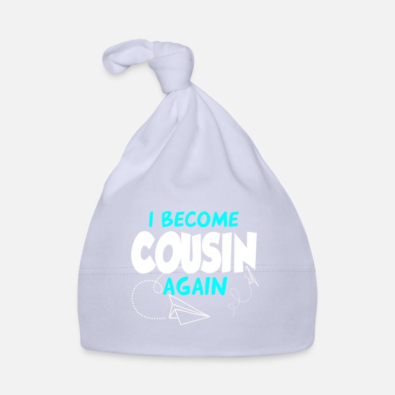I'll be a cousin again Organic Baby Cap