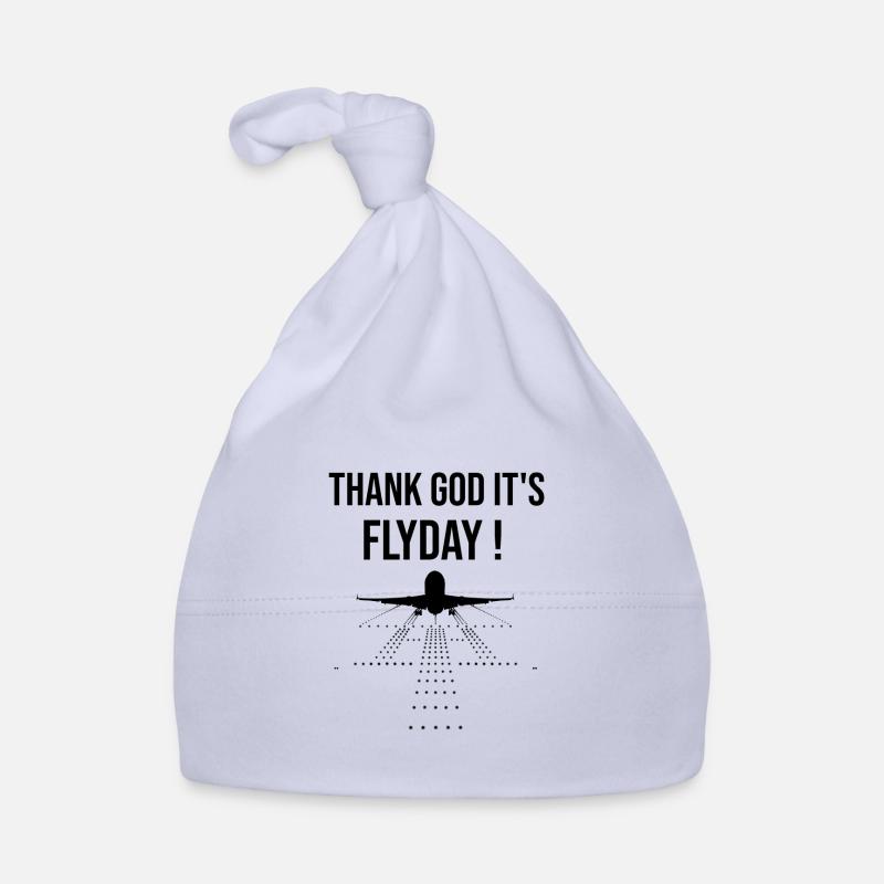Pilot Flugzeug Luftfahrt Aviation Geschenk Baby Bio-Mütze