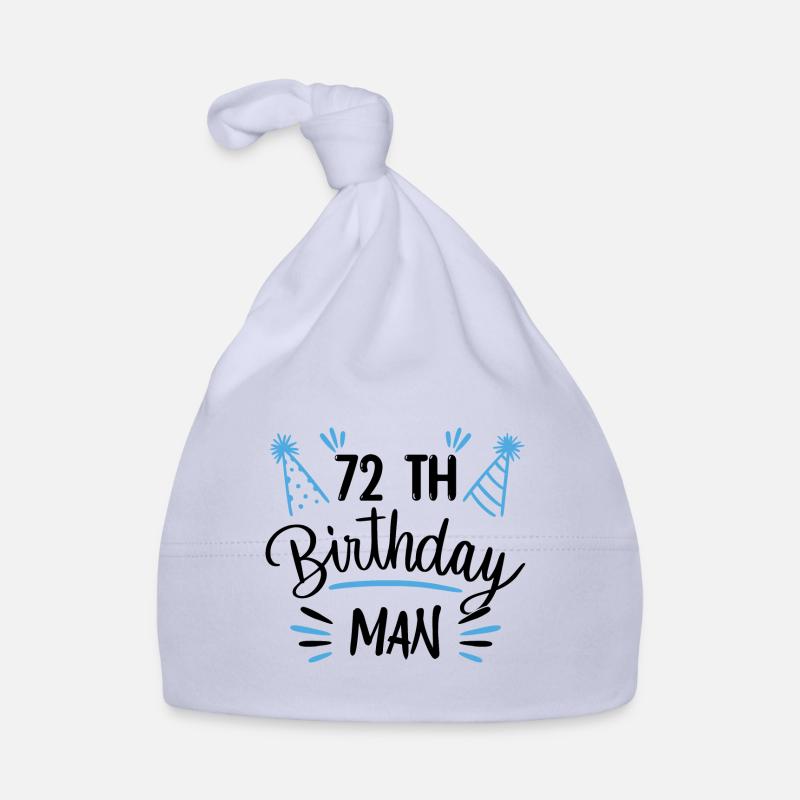 72 ans - cadeau d'anniversaire 72 ans Bonnet bio Bébé