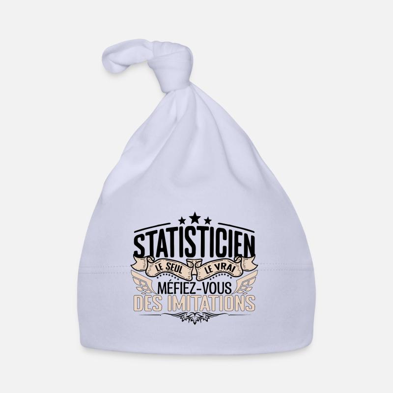Statisticien cadeau Statisticien le vrai Statistic Bonnet bio Bébé