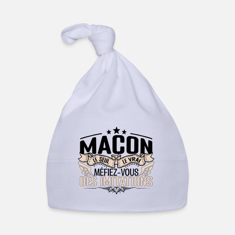 Maçon cadeau Maçon le vrai Maçon Bonnet bio Bébé