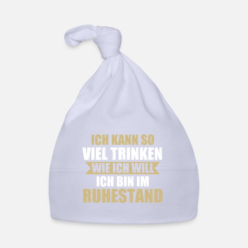 Rentner Ruhestand Pension Geschenk Baby Bio-Mütze