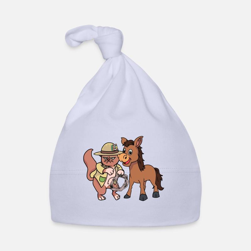 Cat Cats Wild West Mole Donkey Cats Organic Baby Cap