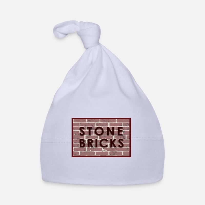 stone bricks - Backsteine Baby Bio-Mütze