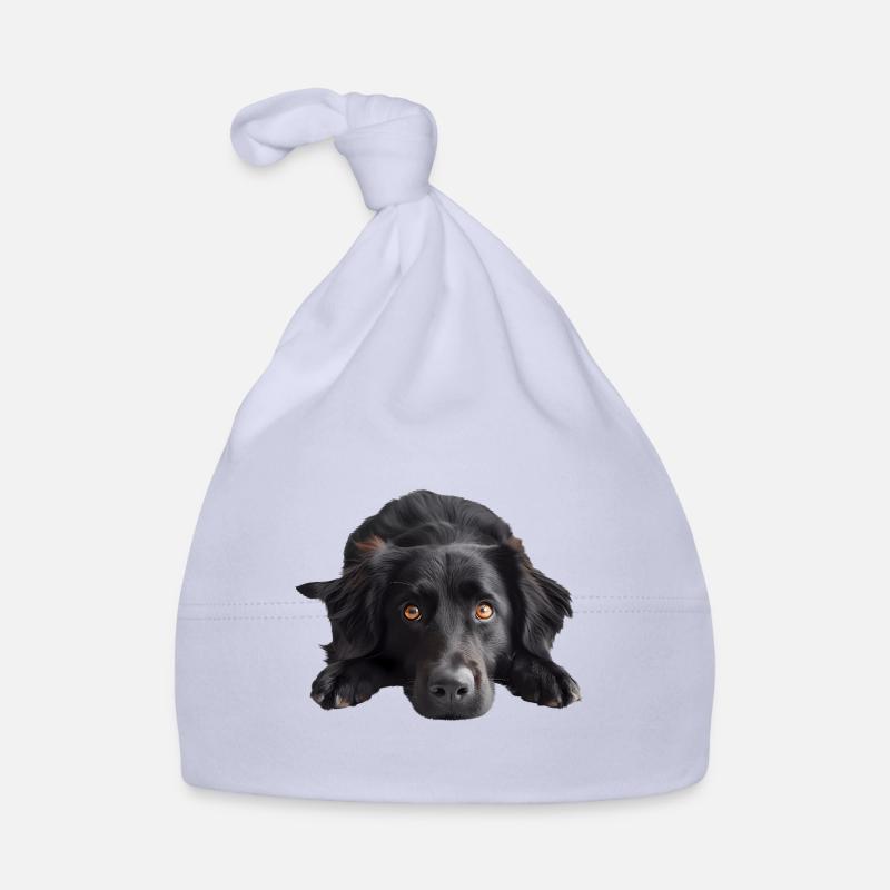Flat Coated Retriever Organic Baby Cap