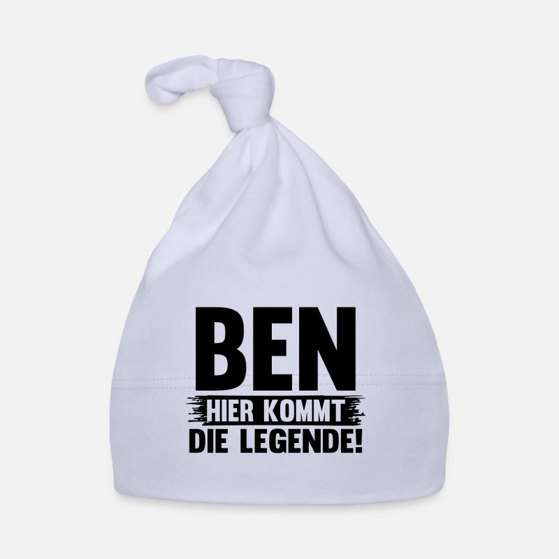 First name Ben Organic Baby Cap