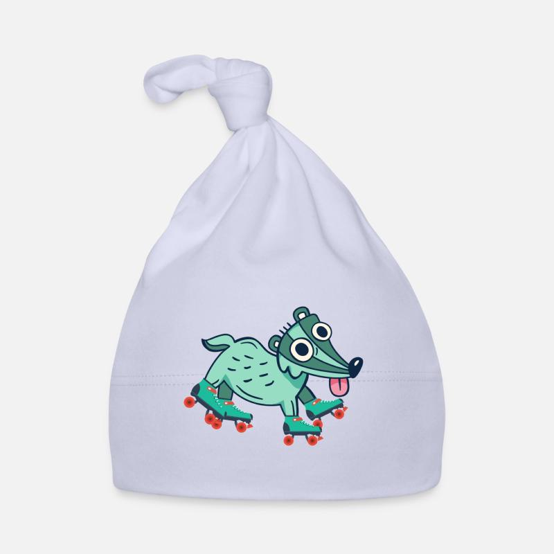 Roller skates Organic Baby Cap