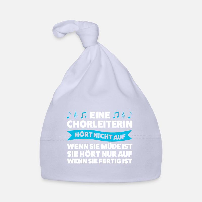 Chorleiterin Beruf Dirigentin Geschenk - Baby Bio-Mütze - Sky