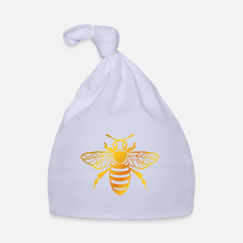 Bee Whisperer - Bee - Beekeeper - Honey - Gold Organic Baby Cap