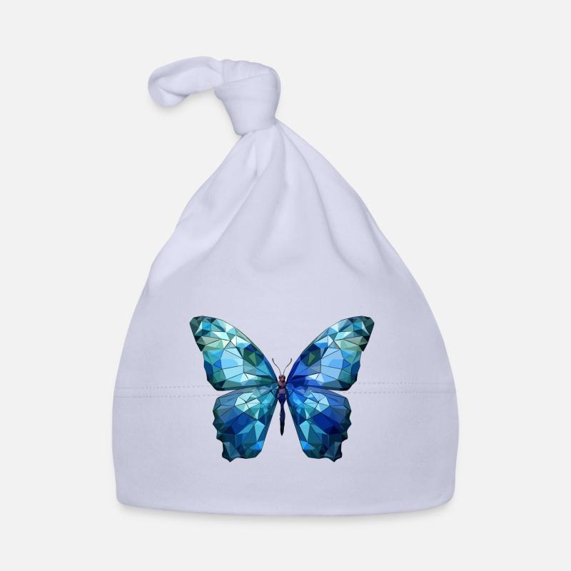 Blue Morpho Butterfly Organic Baby Cap