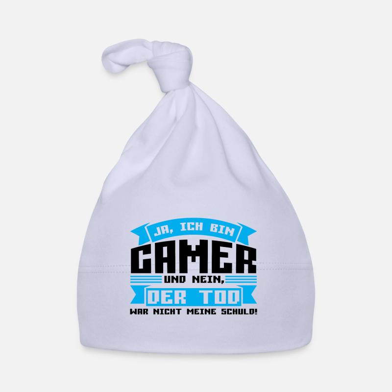 Gaming Zocken Zocker Geschenk Baby Bio-Mütze