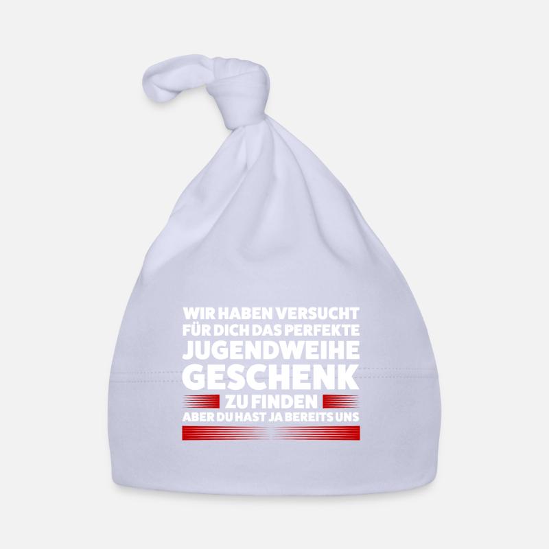 Jugendweihe Jugend Konfirmation Geschenk Baby Bio-Mütze