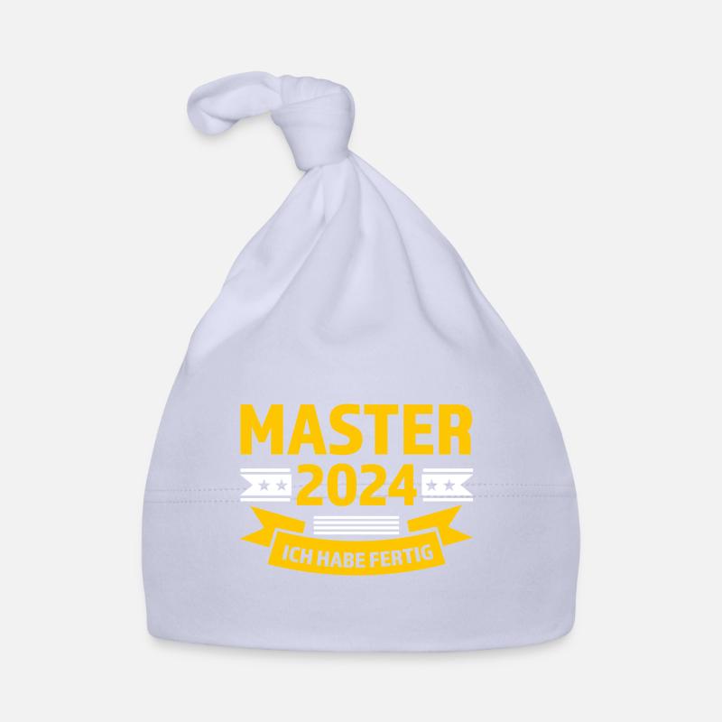 Master 2024 Master bestanden Master Abschluss Gesc Baby Bio-Mütze